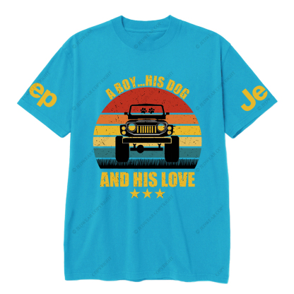 A Boy His Dog And His Love T-Shirt