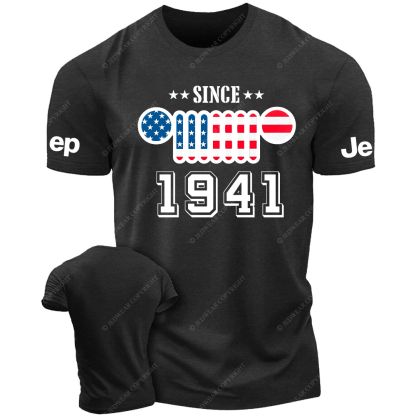 SinceTime And Flag  T-Shirt