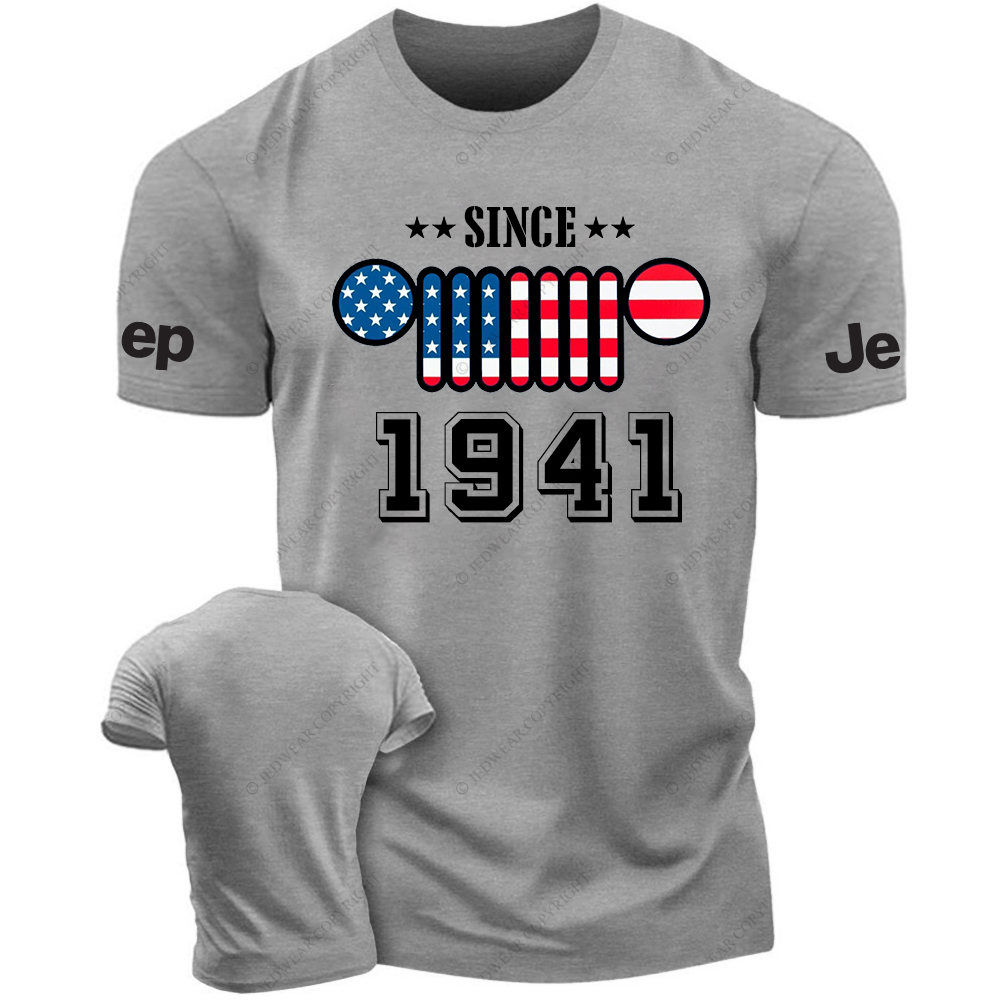 SinceTime And Flag  T-Shirt