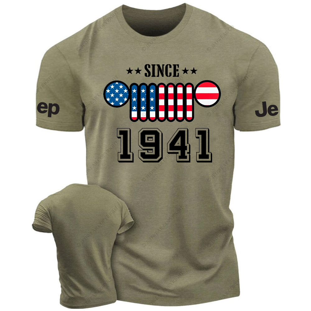 SinceTime And Flag  T-Shirt