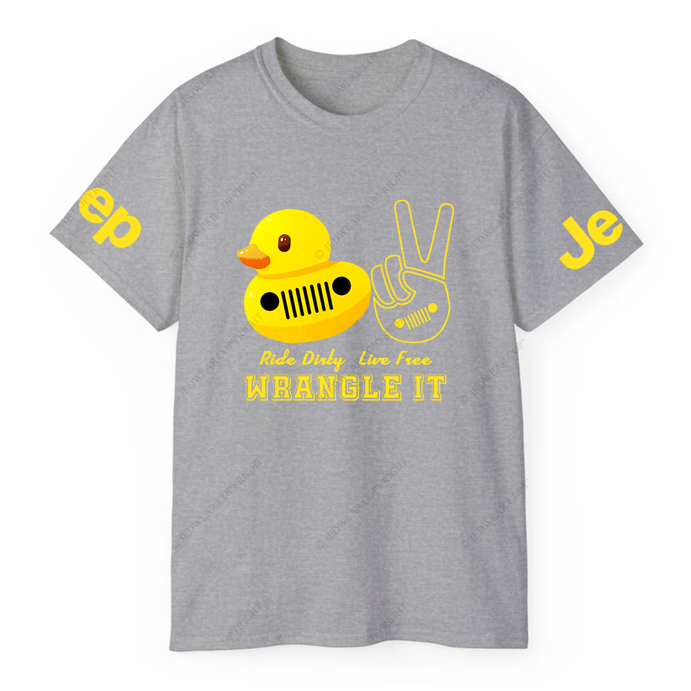 Ride Dirty Live Free Wrangle It T-Shirt