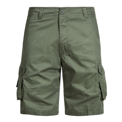 Summer New Workwear Five Pants Multi-Pocket Loose Casual Shorts