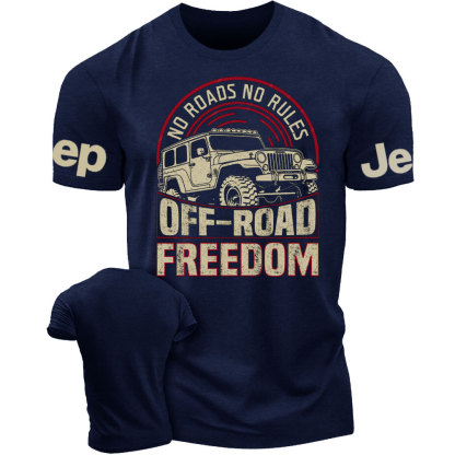 No Road No Rules Jp Offroad Freedom T-Shirt