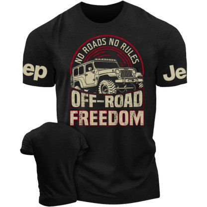 No Road No Rules Jp Offroad Freedom T-Shirt