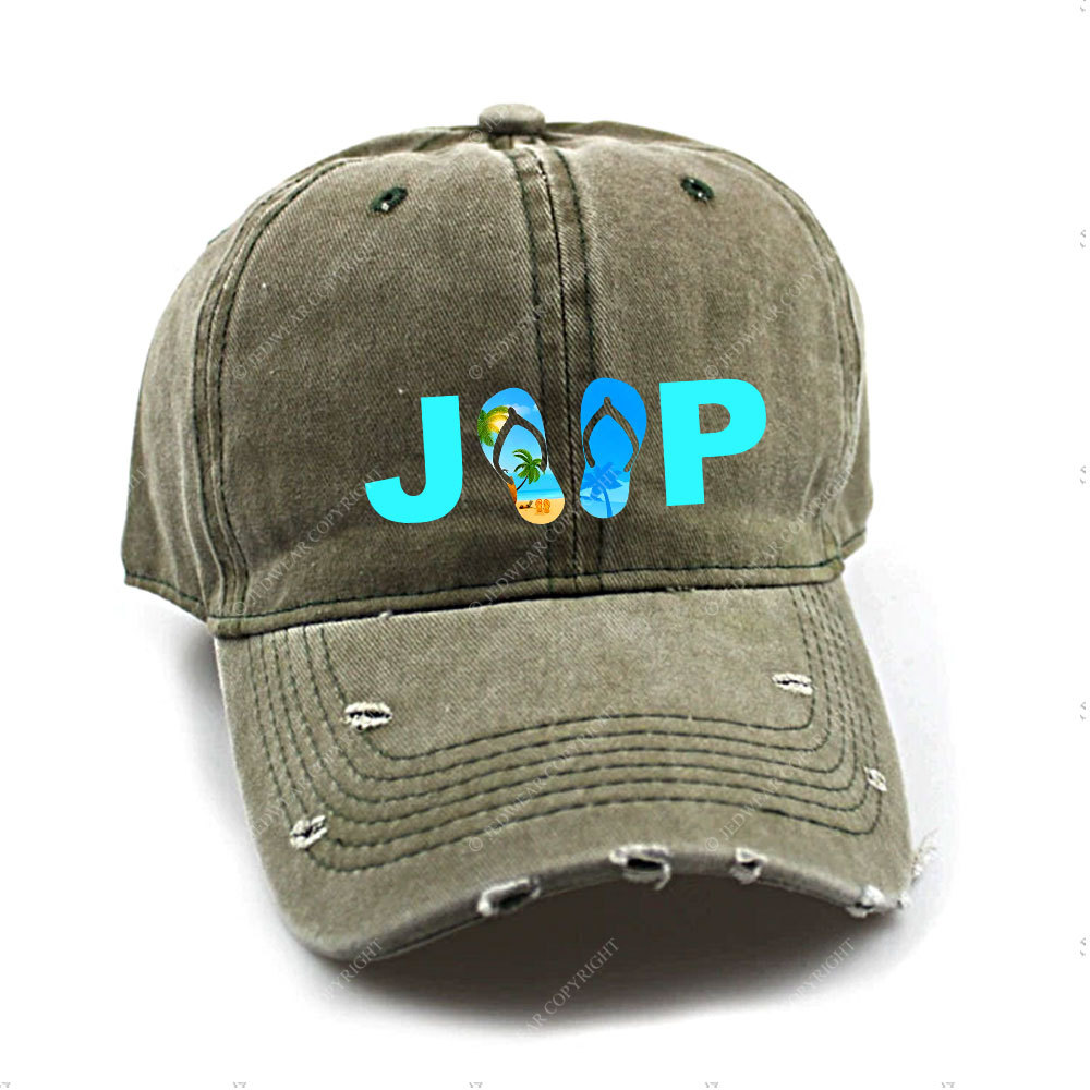 Sea Flip Flops Jp Baseball Cap