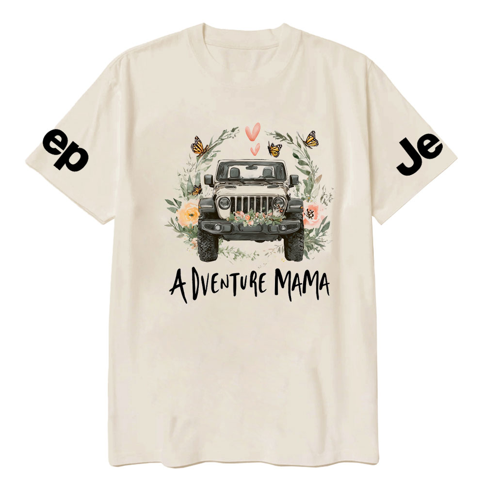 Adventure Mama Flower Secene Jp T-Shirt