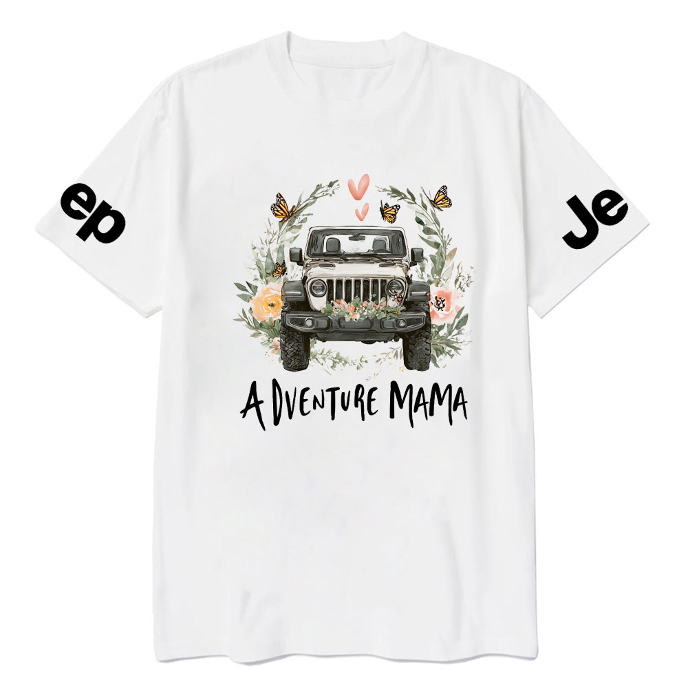 Adventure Mama Flower Secene Jp T-Shirt
