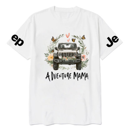 Adventure Mama Flower Secene Jp T-Shirt