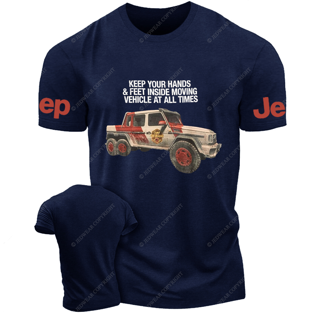 Keep Your Hands Feet Inside Moving Dinosaur Jp T-Shirt