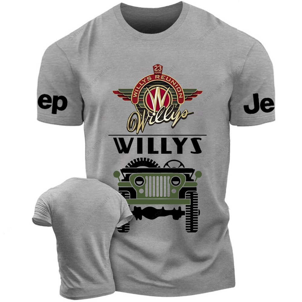 Army Military Vehicle Truck Willys Jp T-Shirt