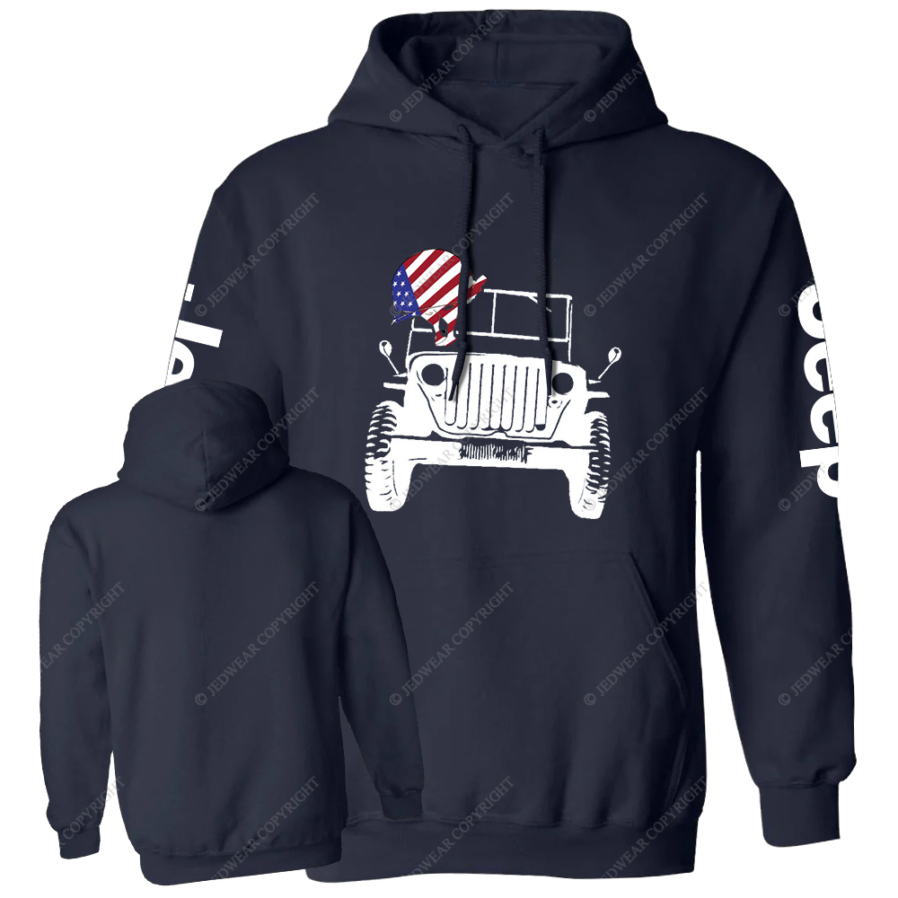 America Flag 4th Of July Soldier Helmet Jp Casual Hoodie