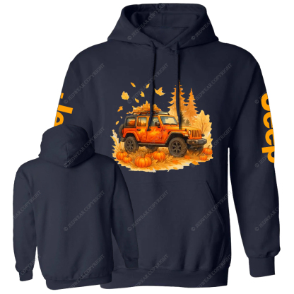 Fall Rustic Autumn Pumpkin Jp Casual Hoodie