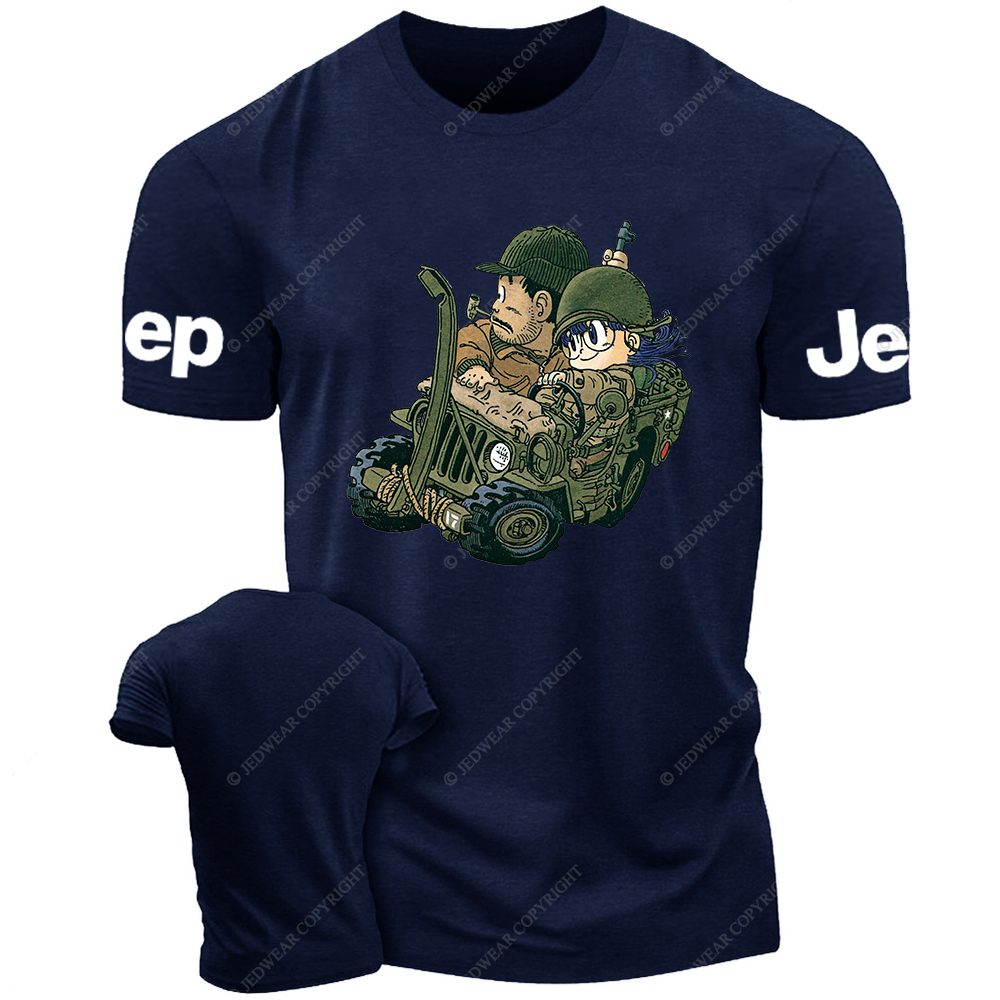 Green Cartoon Car Jp T-Shirt