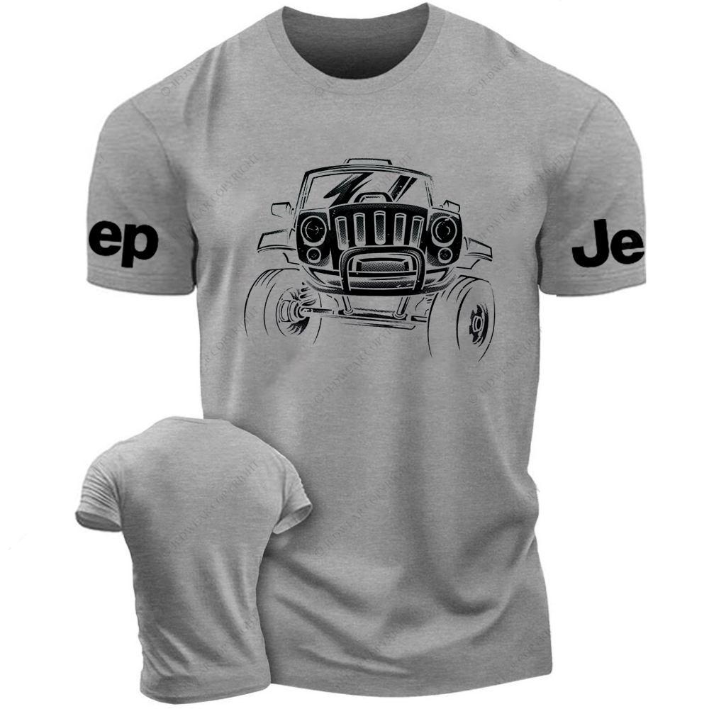 Black And White Sketch Hand-Painted Car Jp T-Shirt