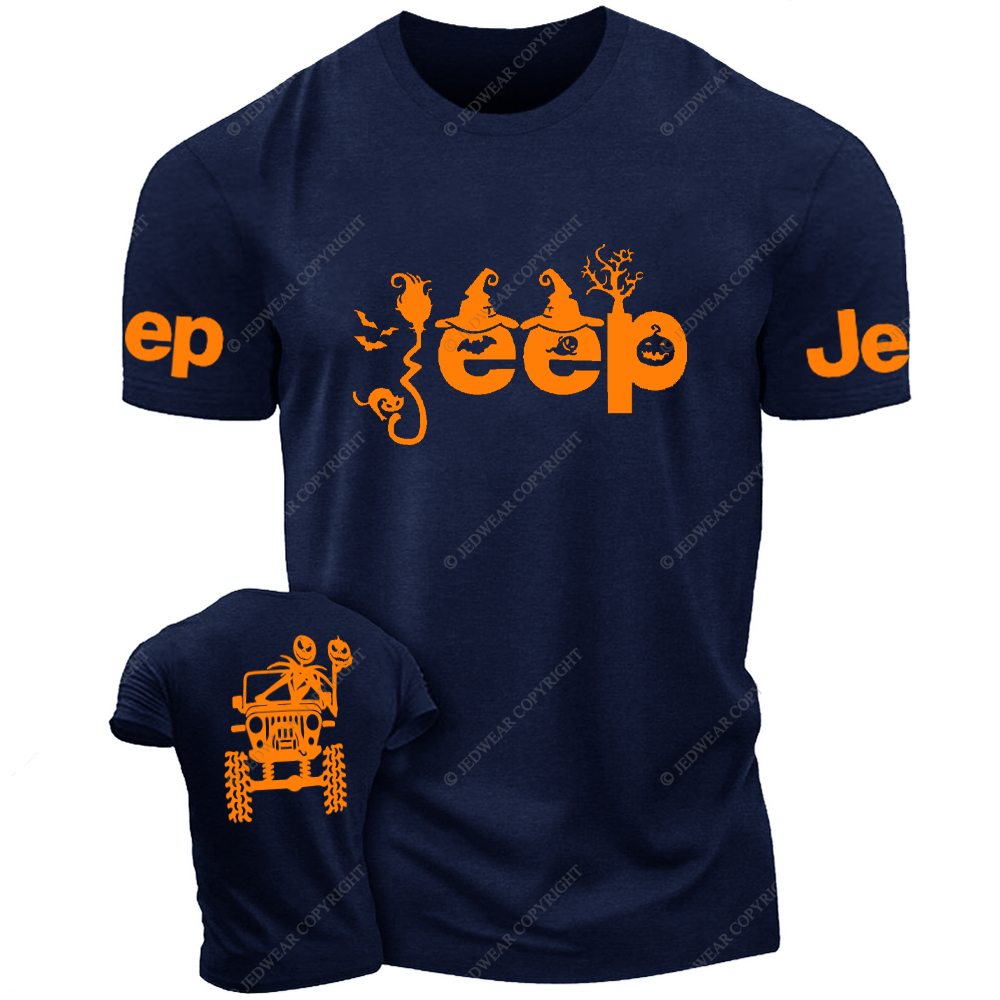 Pumpkin Halloween Skull Jp T-Shirt