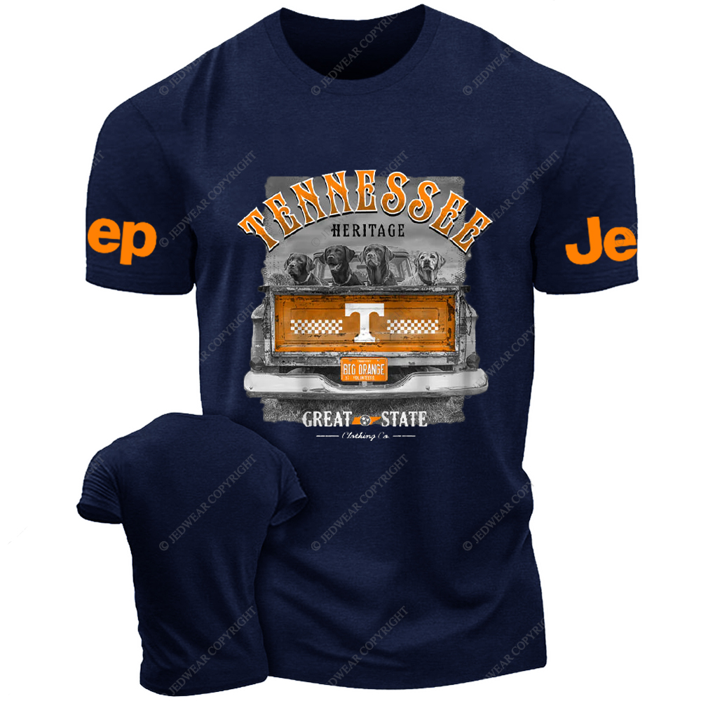 Tennessee Volunteers Labs in Truck Jp T-Shirt