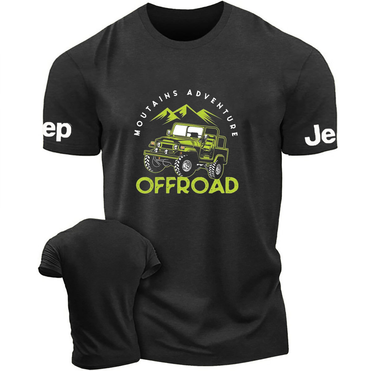 Mountains Off-Road Adventure Jp Car Design T-Shirt