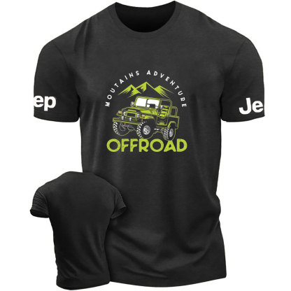 Mountains Off-Road Adventure Jp Car Design T-Shirt