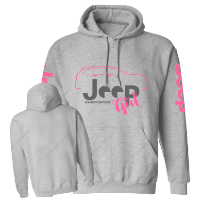 Pink Cherokee Girl Jp Casual Hoodie