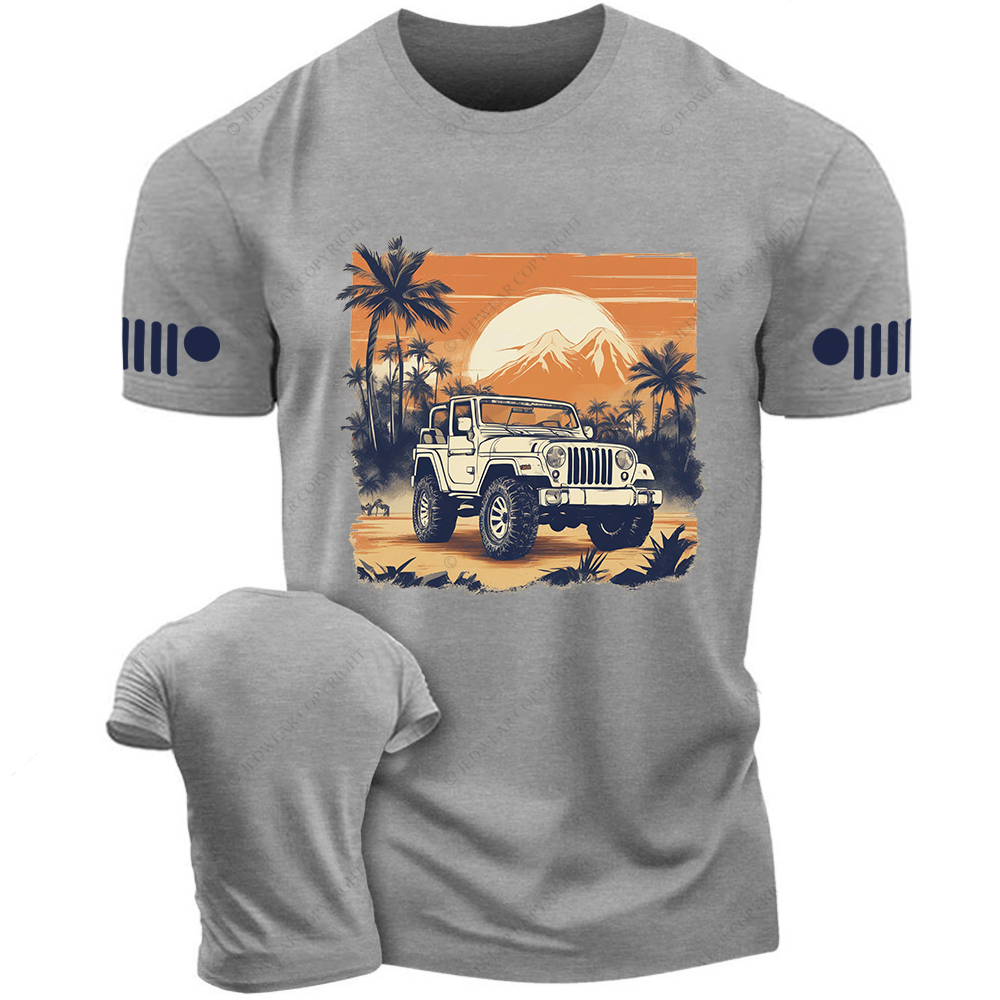 Wrangler 4x4 Off-Road Classic Palm Trees Jp T-Shirt