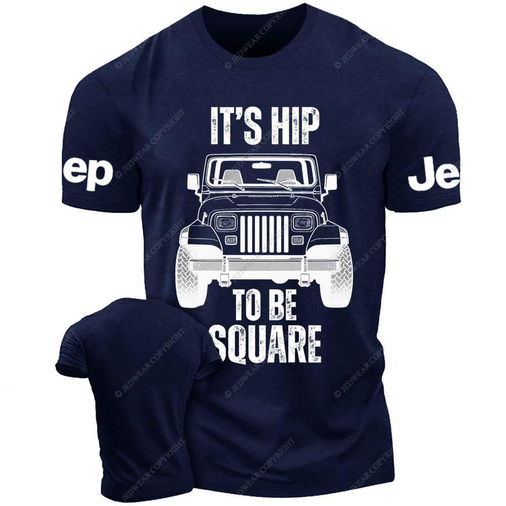 Wrangler YJ It's Hip To Be Square Jp T-Shirt