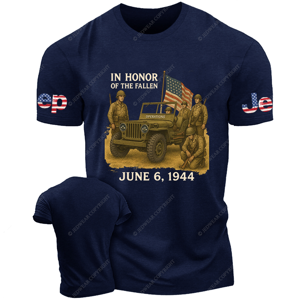 In Honor Of The Fallen June 6 1944 Jp T-Shirt
