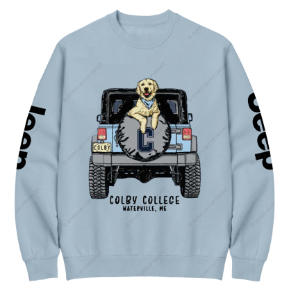 Colby College Waterville Me Jp Crew Neck Sweatshirt
