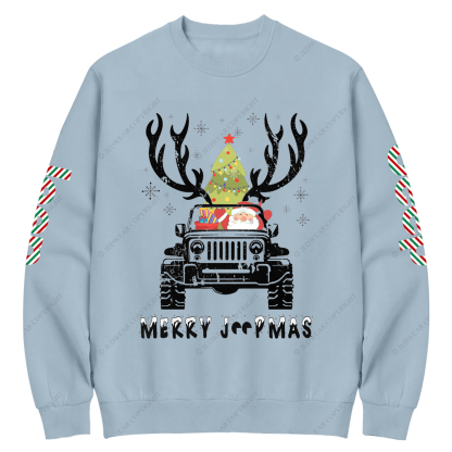 Merry Christmas Santa Claus Jp Crew Neck Sweatshirt