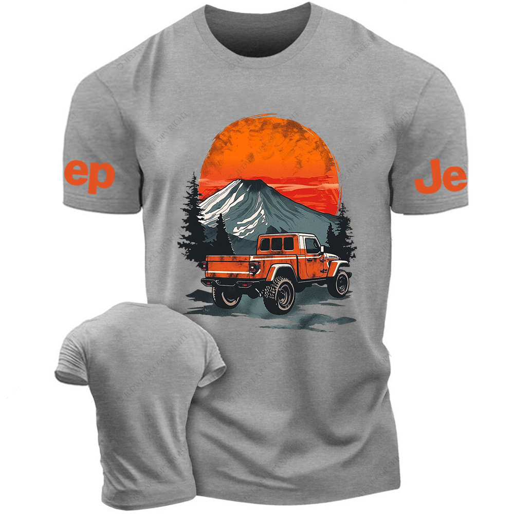 Gladiator Sunset Mountain Silhouette Jp T-Shirt