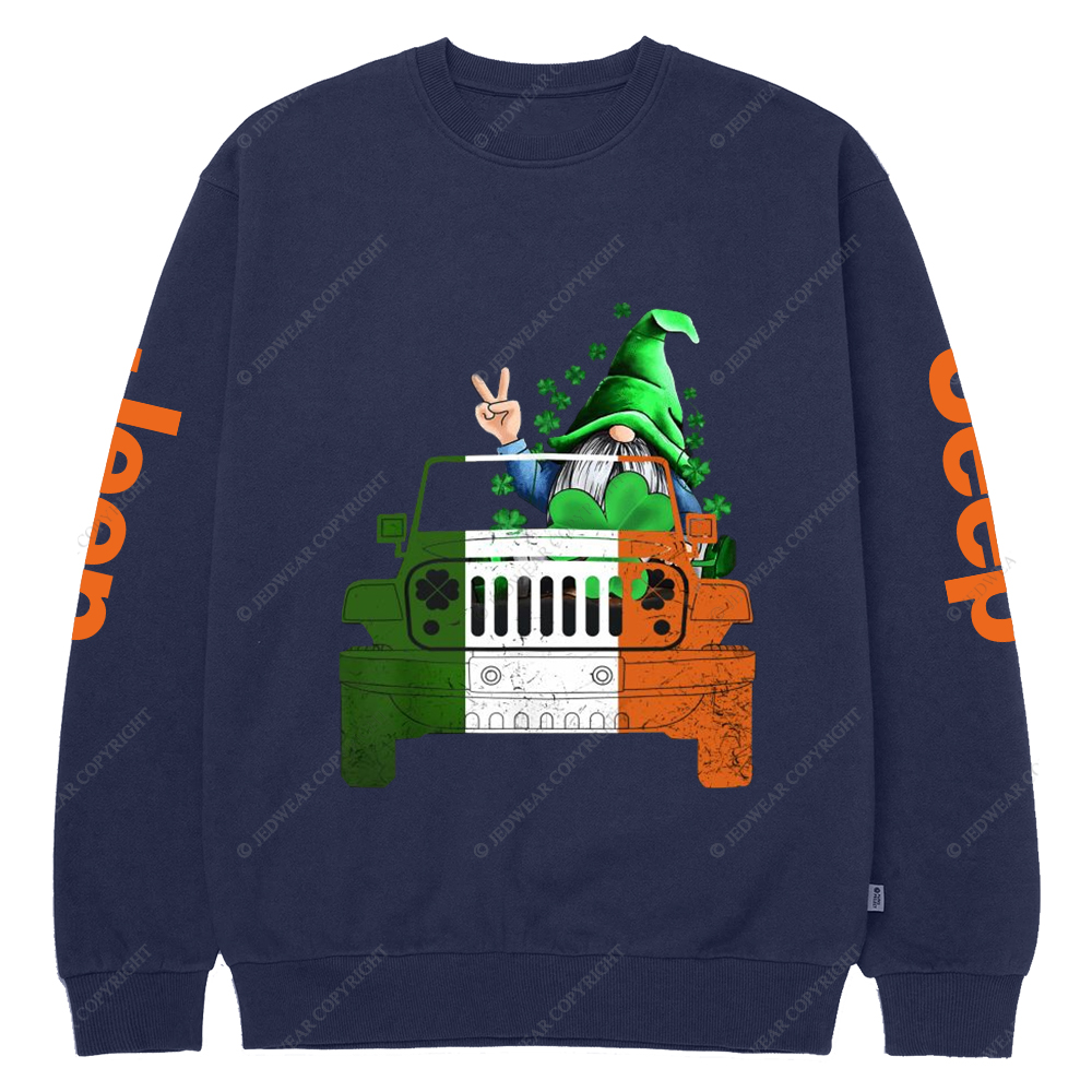 Four-Leaf Clover Plant Jp Crew Neck Sweatshirt