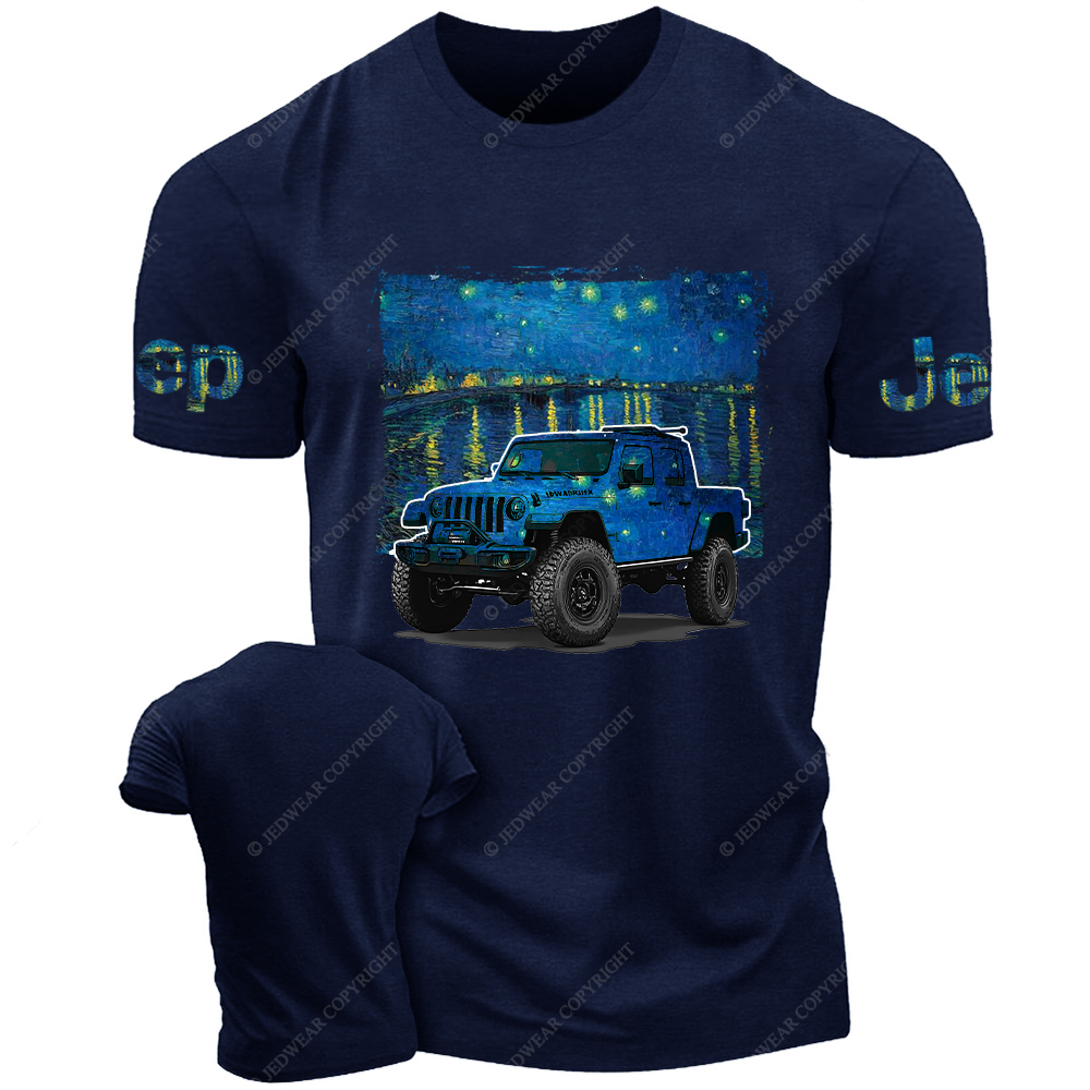 Starry Night over the Rhone By Van Gogh Canvas Jp T-Shirt