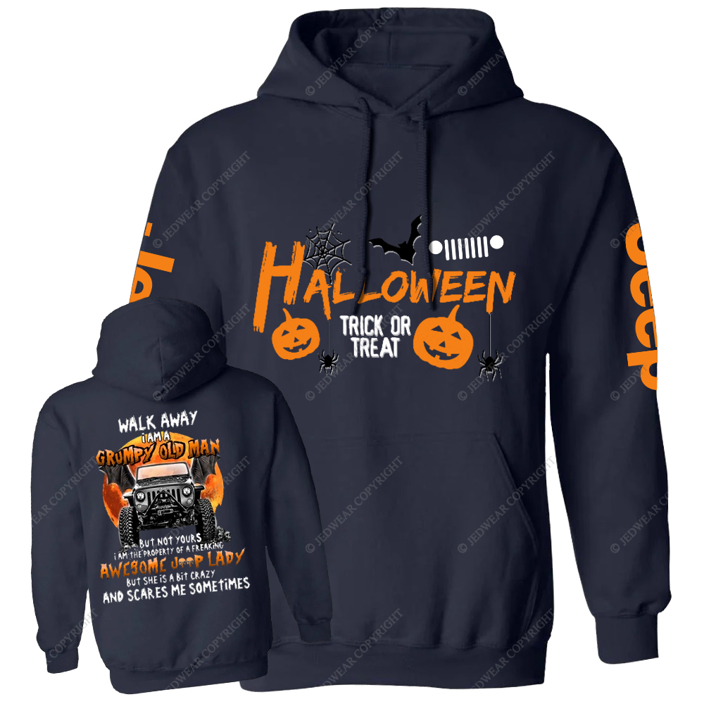 Walk Away Grumpy Old Man But Not Yours Halloween Jp Casual Hoodie