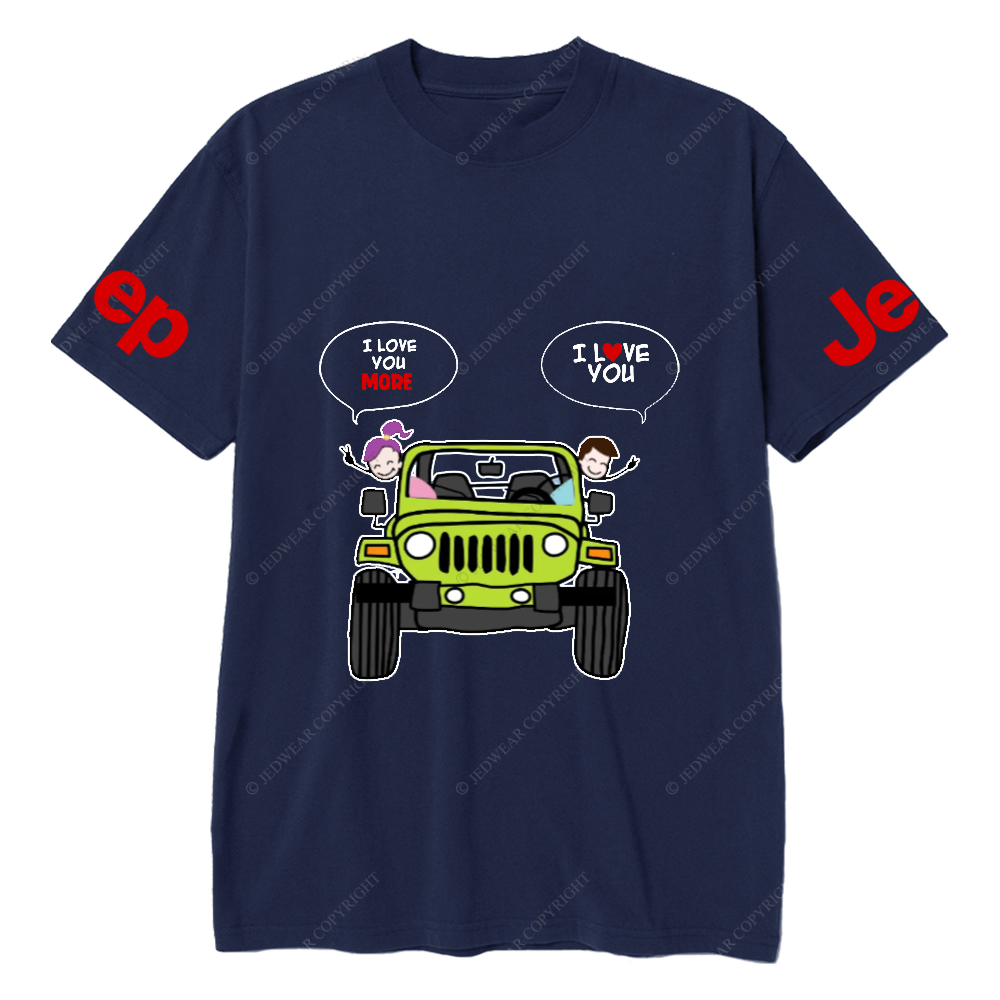 Cartoon Car Owner I Love You More Jp T-Shirt