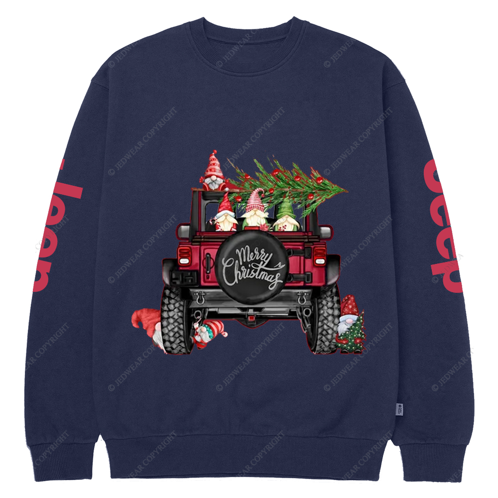 Funny Merry Christmas Tree Jp Crew Neck Sweatshirt
