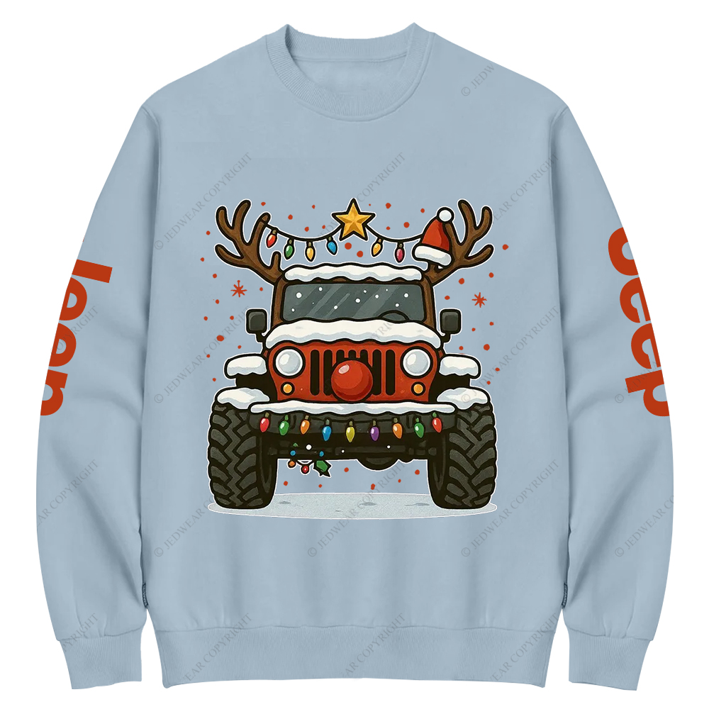 Off-Road Merry Christmas Jp Crew Neck Sweatshirt