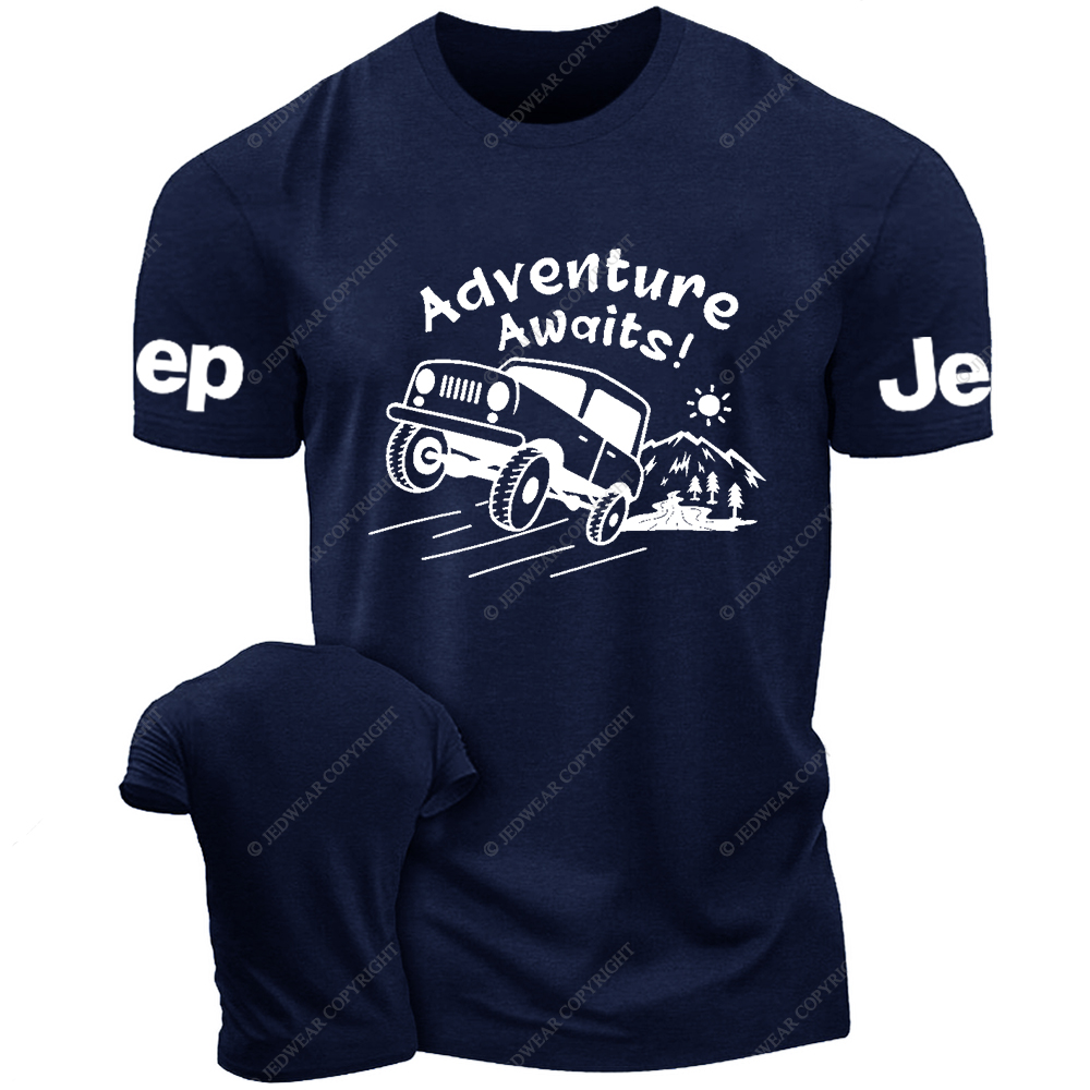 Adventure Awaits Outdoor Scenery Jp T-Shirt