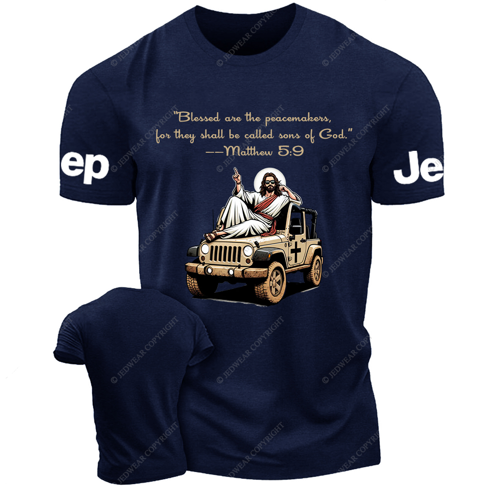 Blessed Are The Peacemakers Religion Jesus Jp T-Shirt