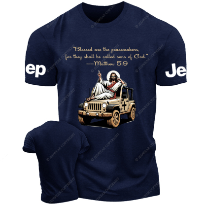 Blessed Are The Peacemakers Religion Jesus Jp T-Shirt