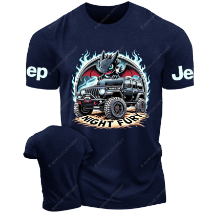 Night Fury Halloween A Little Bat Is Driving Rubicon Jp T-Shirt