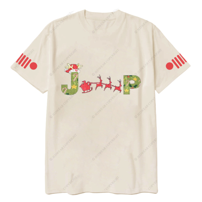 Merry Christmas Elk Sleigh Jp T-Shirt