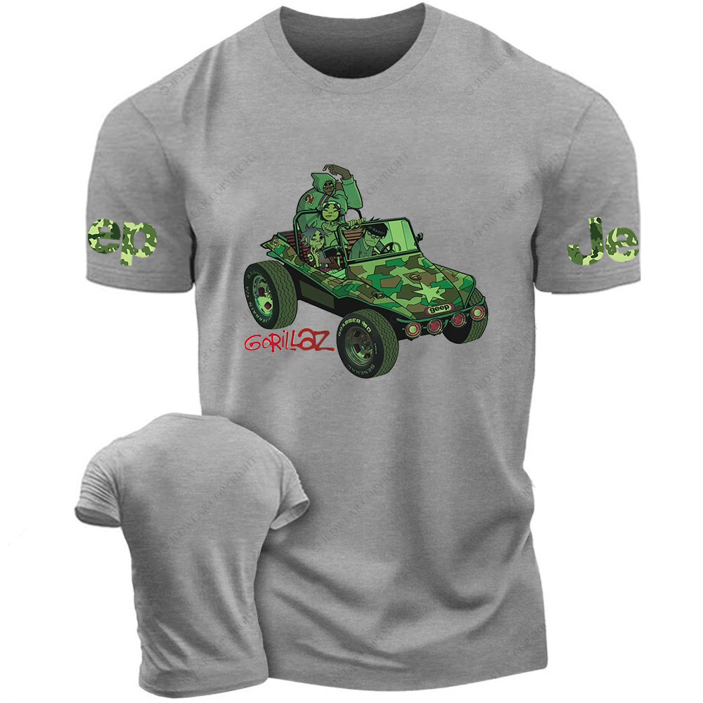 Gorillaz Green Car Jp T-Shirt