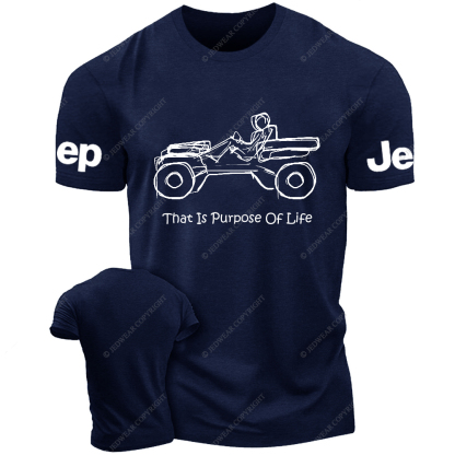 That Is Purpose Of Life Colorful Hand-Painted Jp T-Shirt