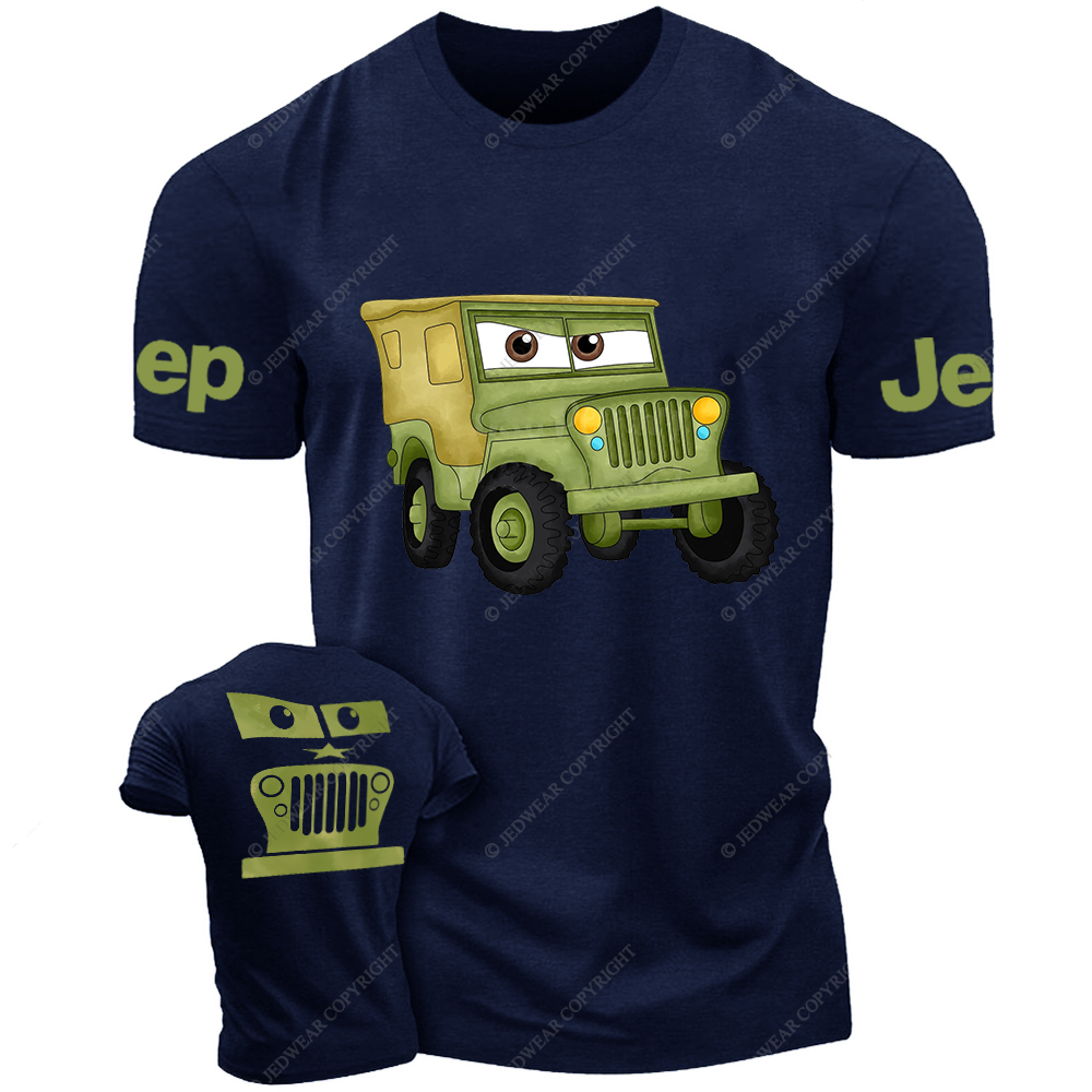 Cars Watercolor Cute Cartoon Funny Jp T-Shirt