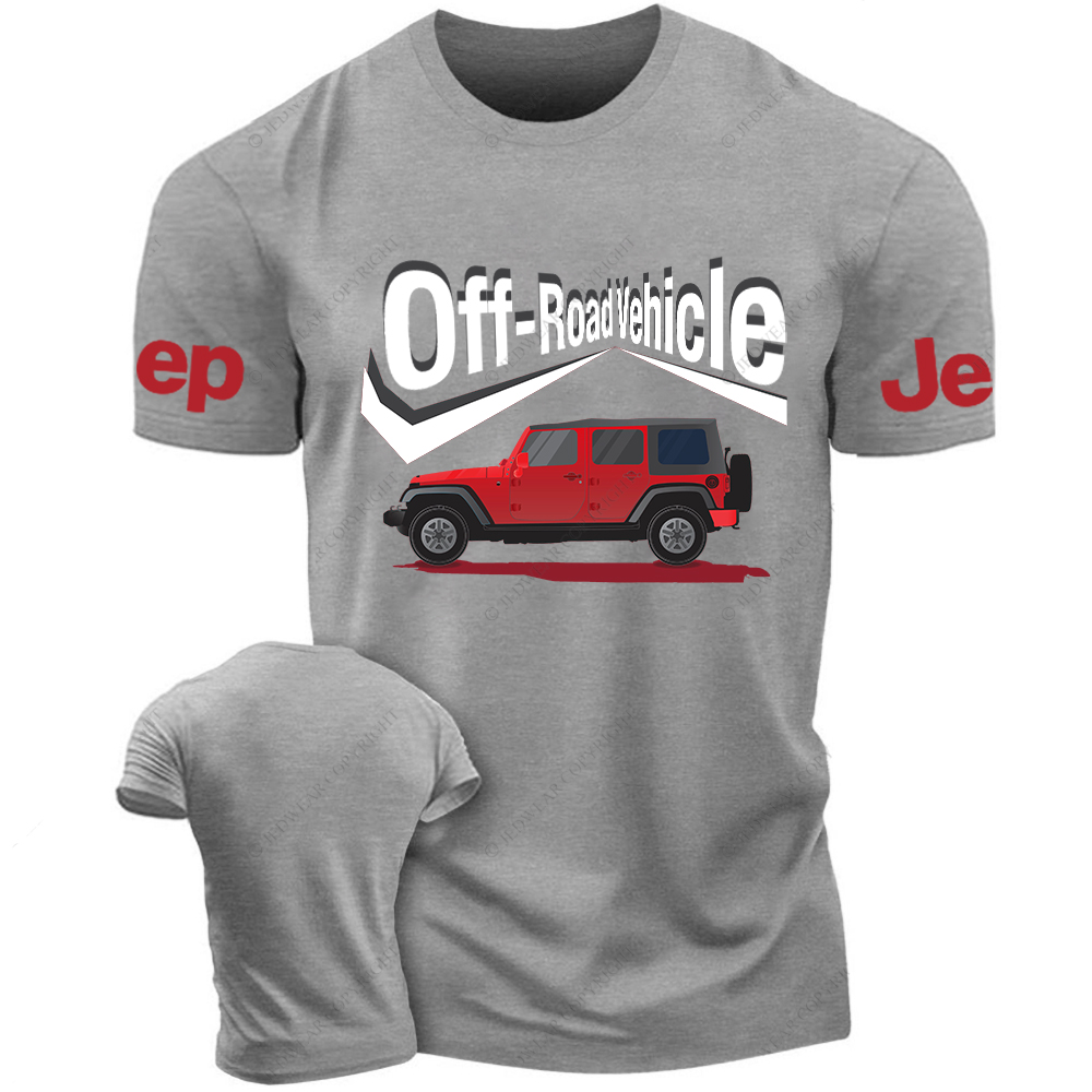Off-Road Adventure Red Vehicle Jp T-Shirt