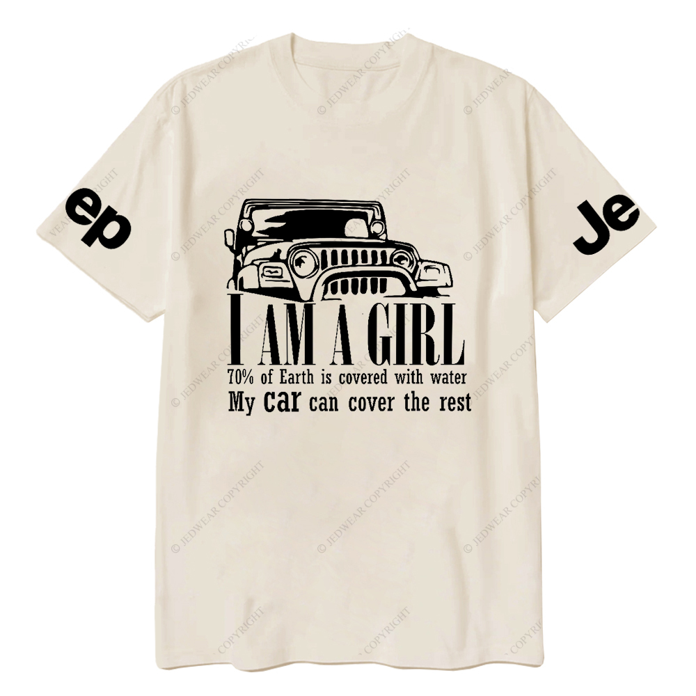 I Am A Girl I Loves My Car Jp T-Shirt