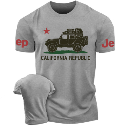 California Republic Military Star Jp T-Shirt