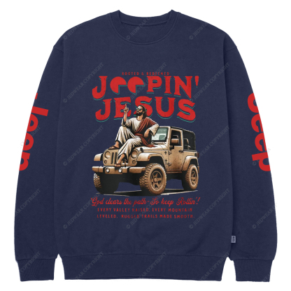 Religion With Jesus Inspirational Faith Christian Jp Crew Neck Sweatshirt