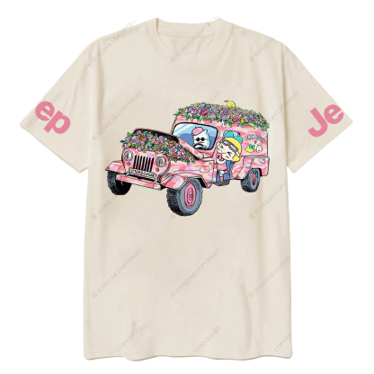 Lemon Sugar Cartoon Flower Funny Jp T-Shirt