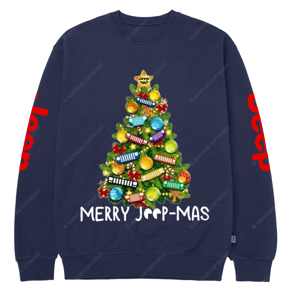 Merry Christmas Tree Christmas Gifts For Lover Jp Crew Neck Sweatshirt