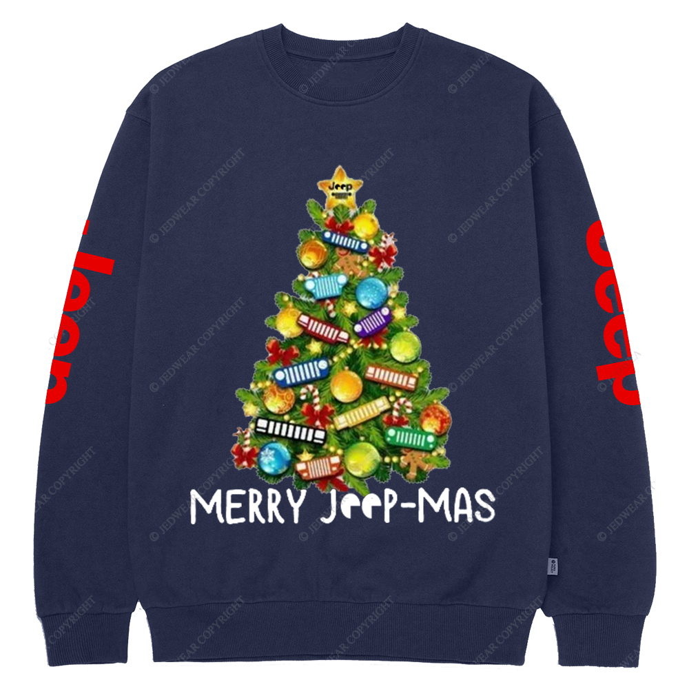 Merry Christmas Tree Christmas Gifts For Lover Jp Crew Neck Sweatshirt